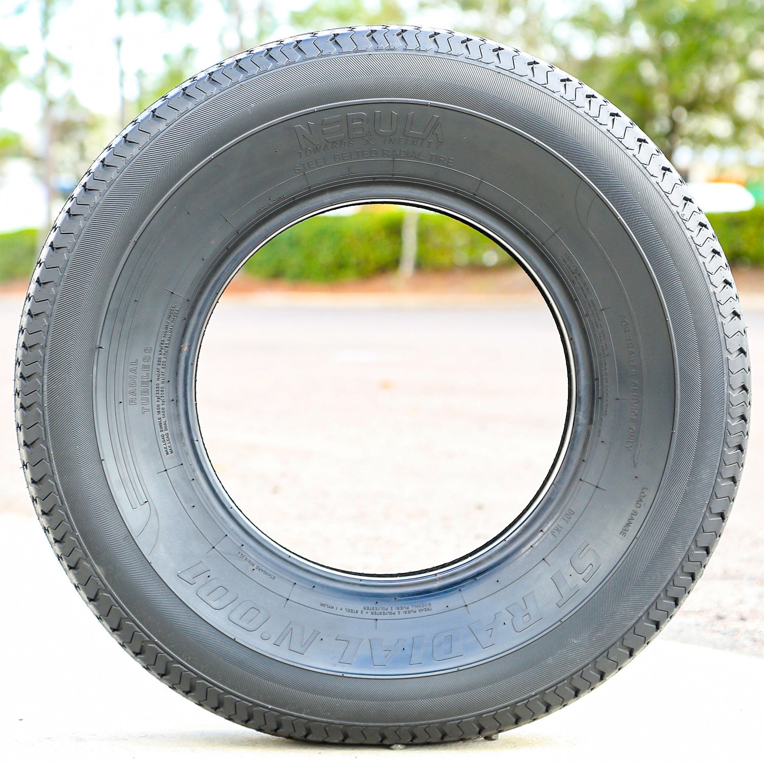 2 Tires Nebula ST Radial N’ 001 Semi-Steel 215/75R14 108/103L D 8 Ply Trailer