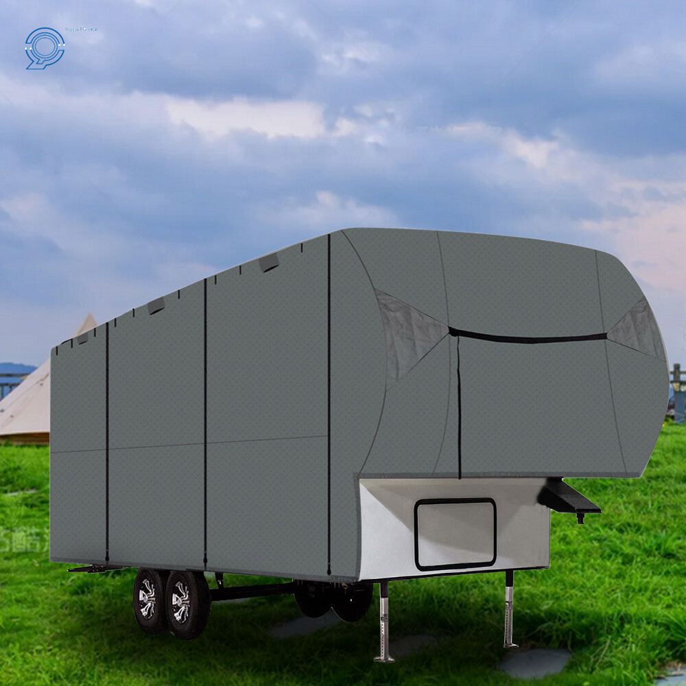 26′-41′ FT With Zipper Waterproof 5TH Wheel RV Motorhome Camper Storage Cover