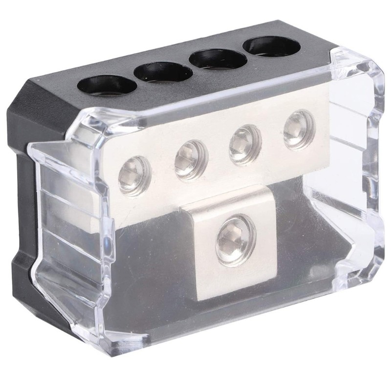 Heavy Duty Alloy & Resin Car Stereo Speaker Power Ground Wire Distribution Hub