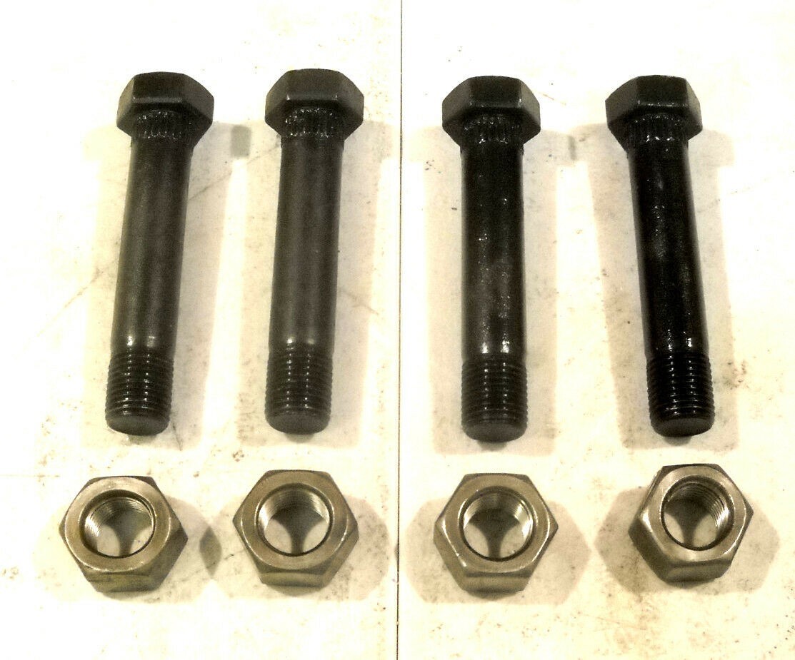 4 Pack 3″ Standard Shackle Bolts with Locknuts fits Dexter Trailer Axle