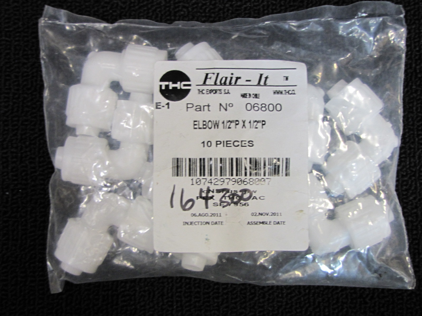 Flair It Fresh Water 90 degree elbow RV Marine Mobile Home Plumbing 1/2″x1/2″