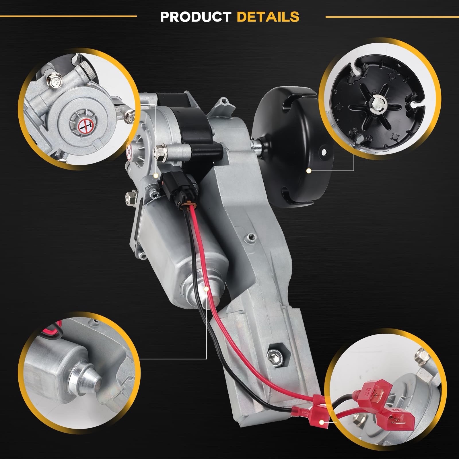 R001326BLK R001326 RV Awning Motor Drive Repair Kit Assembly Up to 21” in Lenght