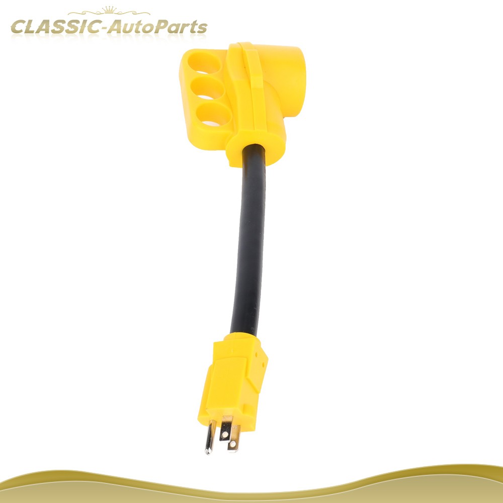 15Amp Male to 50Amp Female Adapter for RV Electrical Power Cord Cable