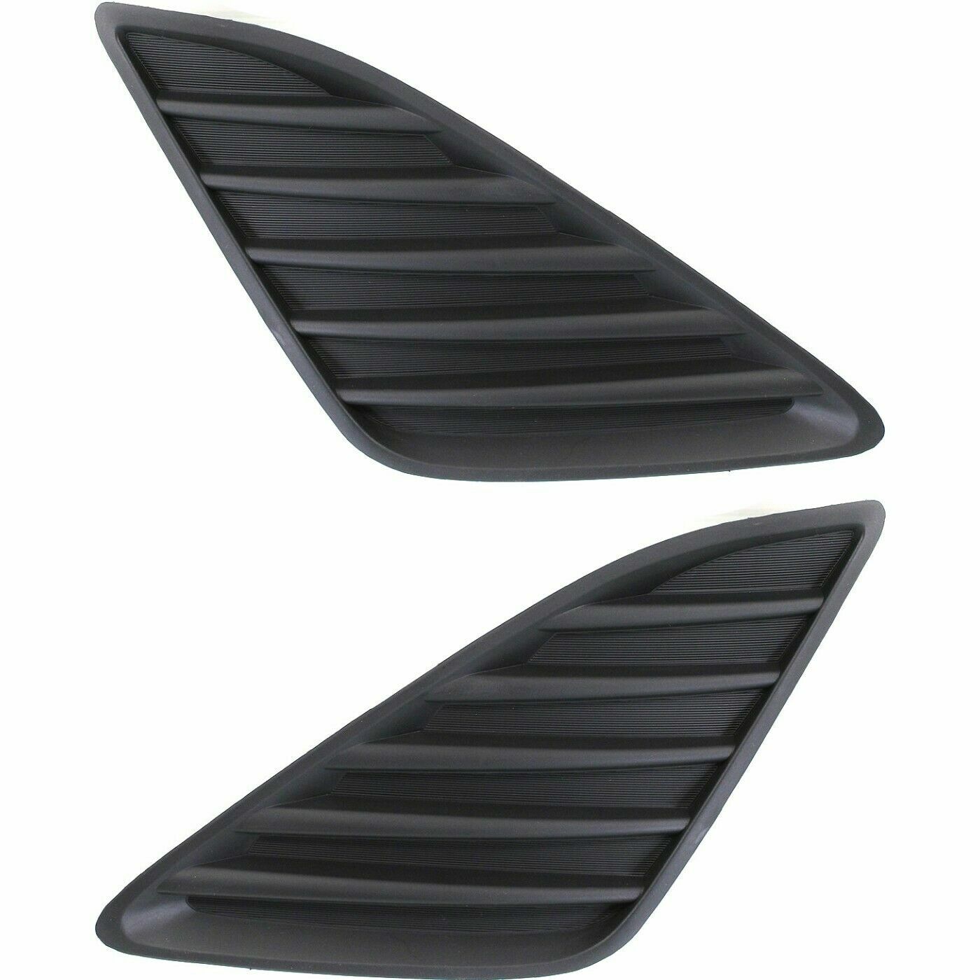 FIT TOYOTA CAMRY 2012-2014 LEFT RIGHT FOG LIGHT COVERS BUMPER BEZELS PAIR
