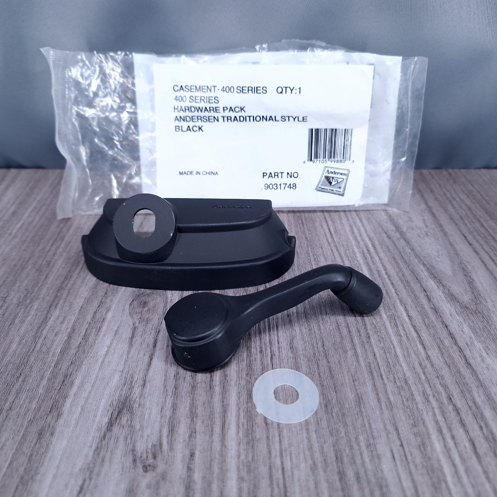 Andersen Casement Parts 400 Series Hardware Traditional Style Black 9031748