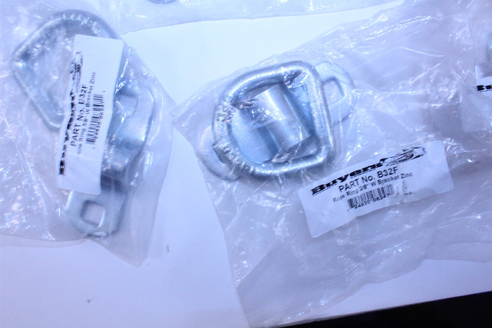 Surface Mount Rope Ring 2,000lb Capacity Lot of 5 Zinc Plated