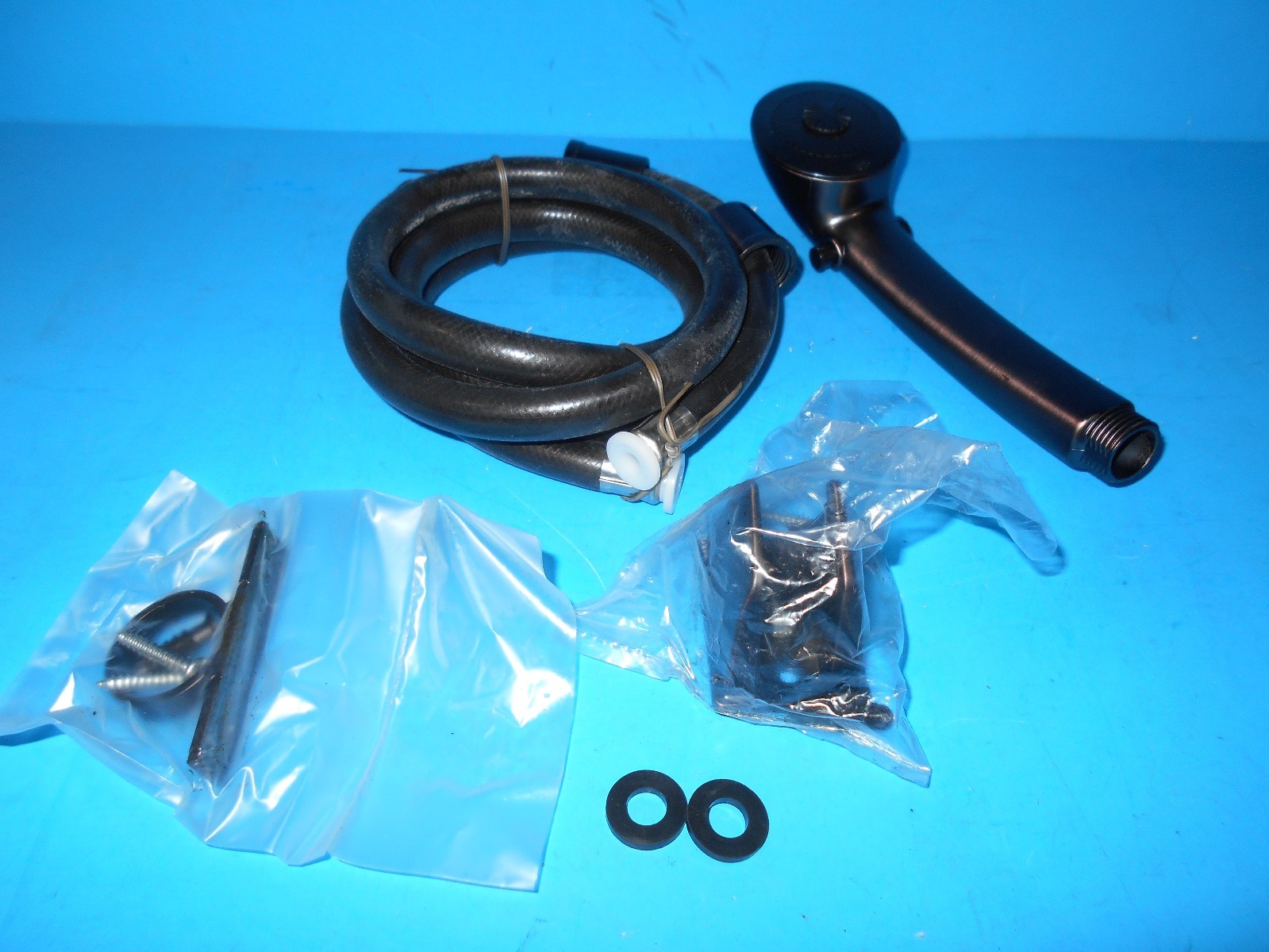 *RV DARK OIL RUBBED BRONZE SHOWER HEAD ON/OFF 60″ HOSE CAMPER 5514ORB FREE SHIP