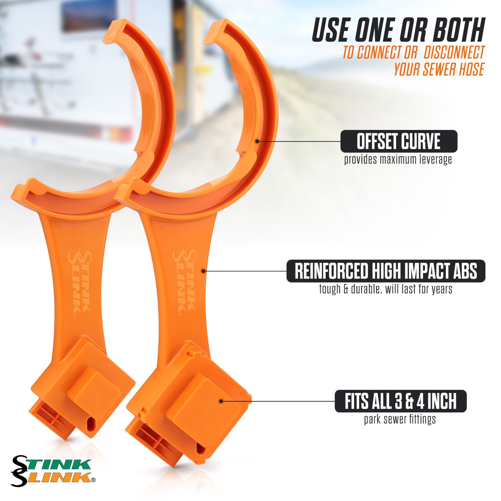 RV Sewer Hose Wrench – RV Sewer Wrench for 3″ & 4″ RV Sewer Cap Wrench – RV Tool