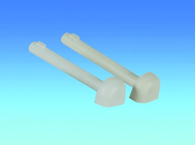 2 x NBBS Battery Box Door Hinge Pins White NBBS Doors Bailey Caravan 320108