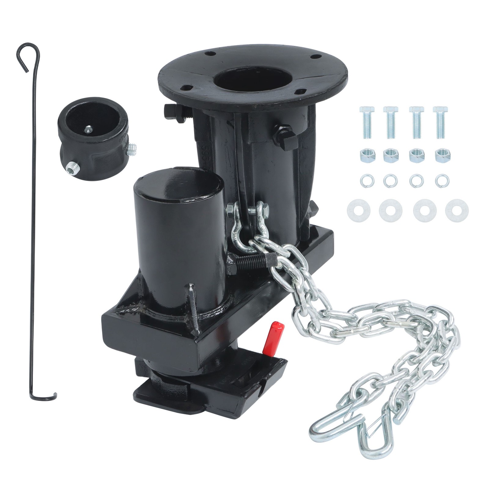 For Rv Trailer Fifth Wheel to Gooseneck Adapter With 7-1/2″ Offset C5G X 12”-16