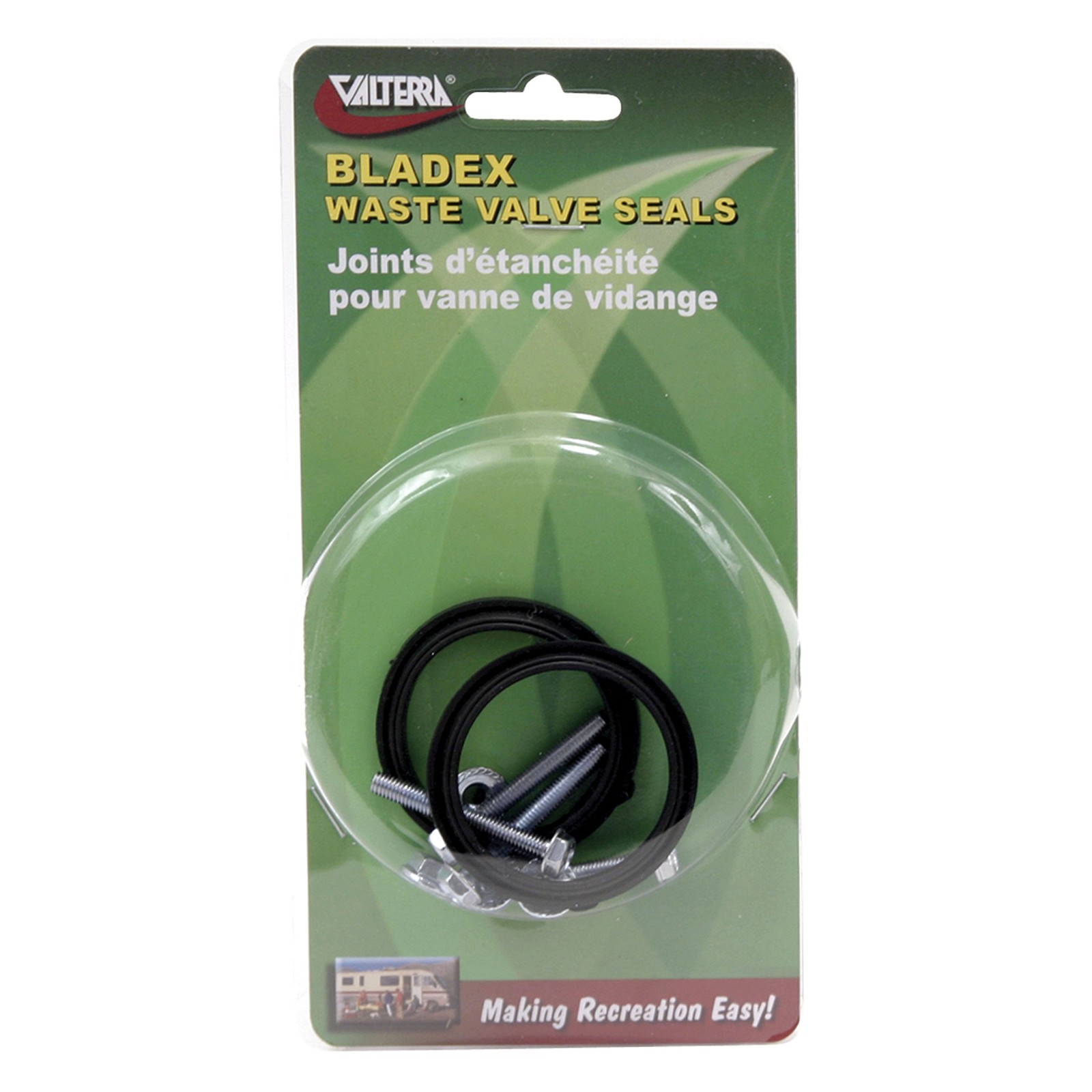 Valterra T1001-9VP Bladex 1-1/2″ Valve Seal with Hardware, (Set of 2)