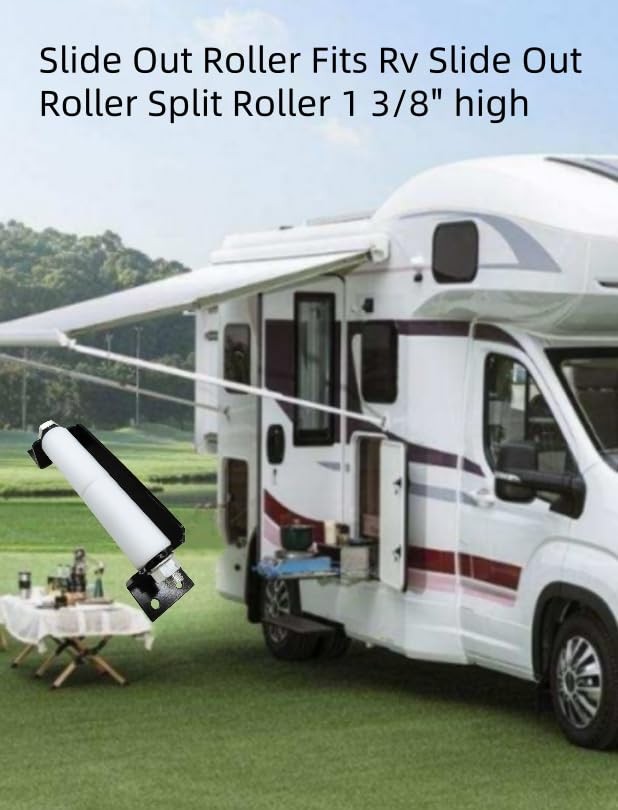 Replacement Slide Out Roller Fits RV Roller 1-3/8 Inch High Split Roller Part
