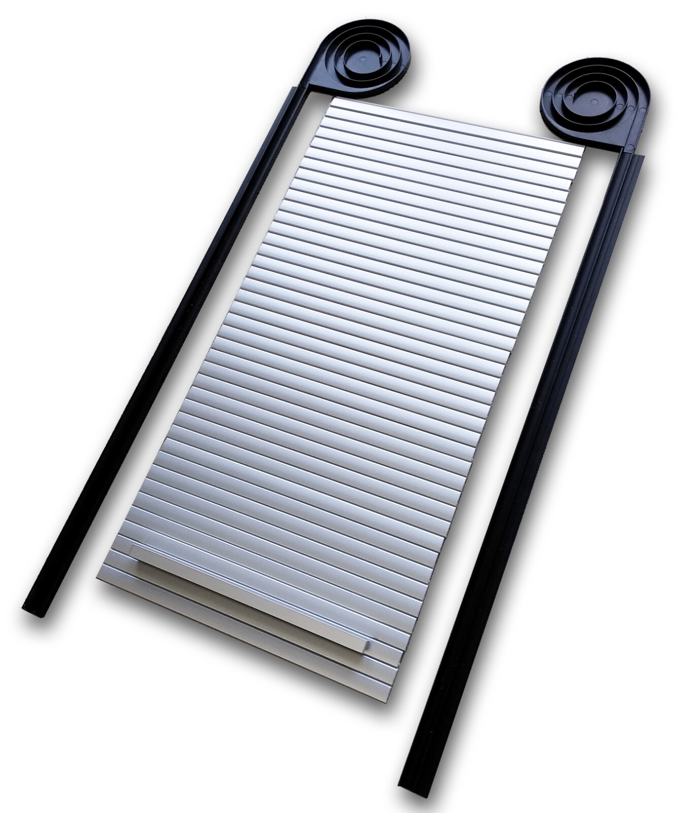 600mm x 200mm Silver Tambour Door Sliding shutter door Motorhome Campervan