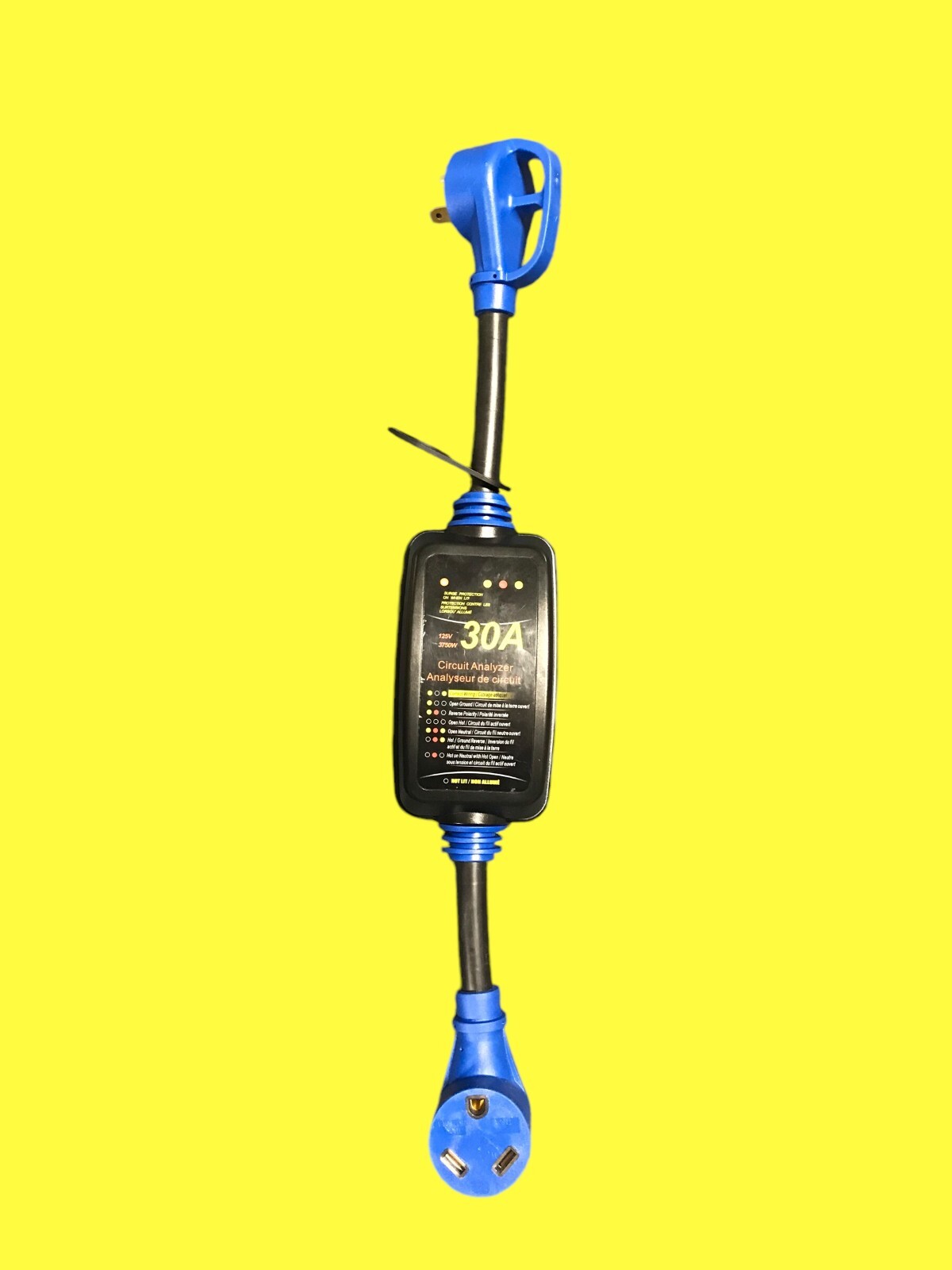 125 Volt RV Surge Protector 30 Amp RV Circuit Analyzer 3750 w / 2100 J #2137