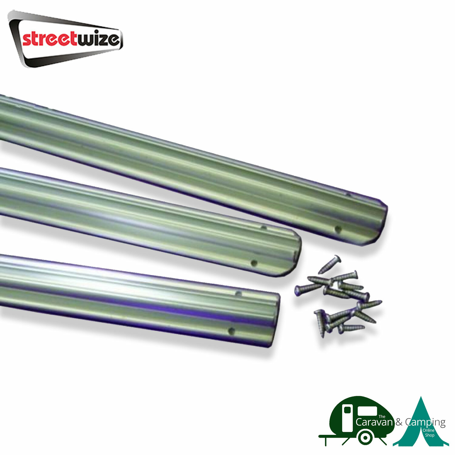 Awning Rail Caravan Motorhome Campervan Channel Kit 3x 1.2m Strips 3.6m Total