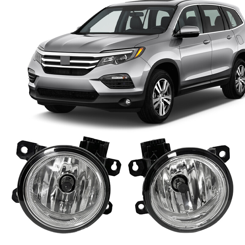 For Honda Pilot 2016 2017 2018 Driver & Passenger Bumper Fog Light Driving Lamp