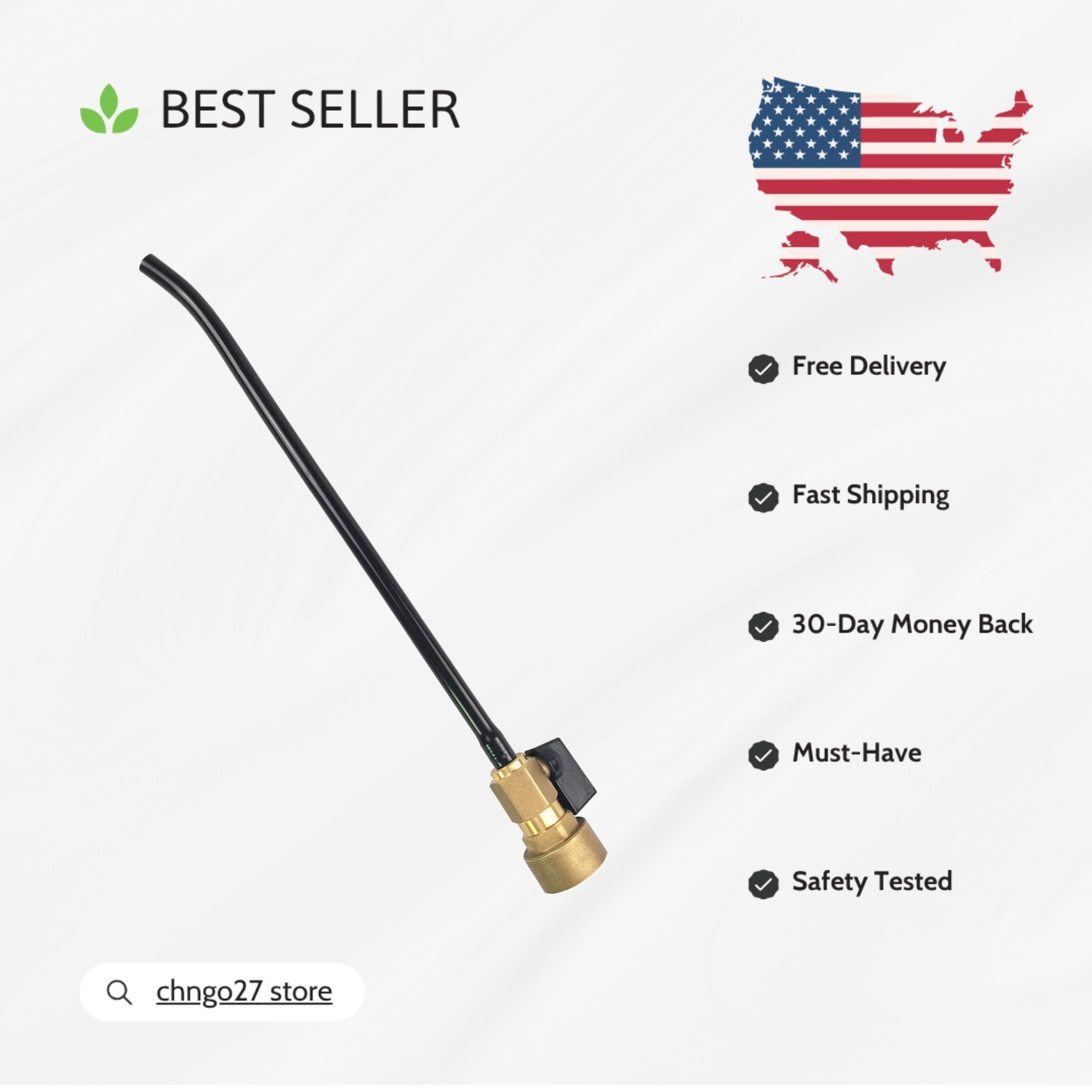 Copper RV Water Heater Tank Rinser – Effortless Sediment Removal Tool