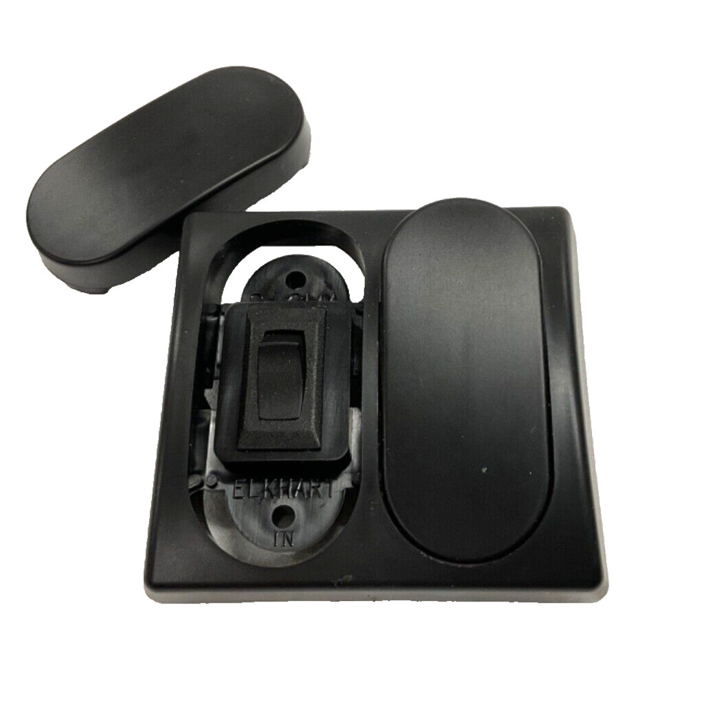 Sigma RV Double On/Off Switch 9215-B1 Black Camper/Motorhome/Travel Trailer