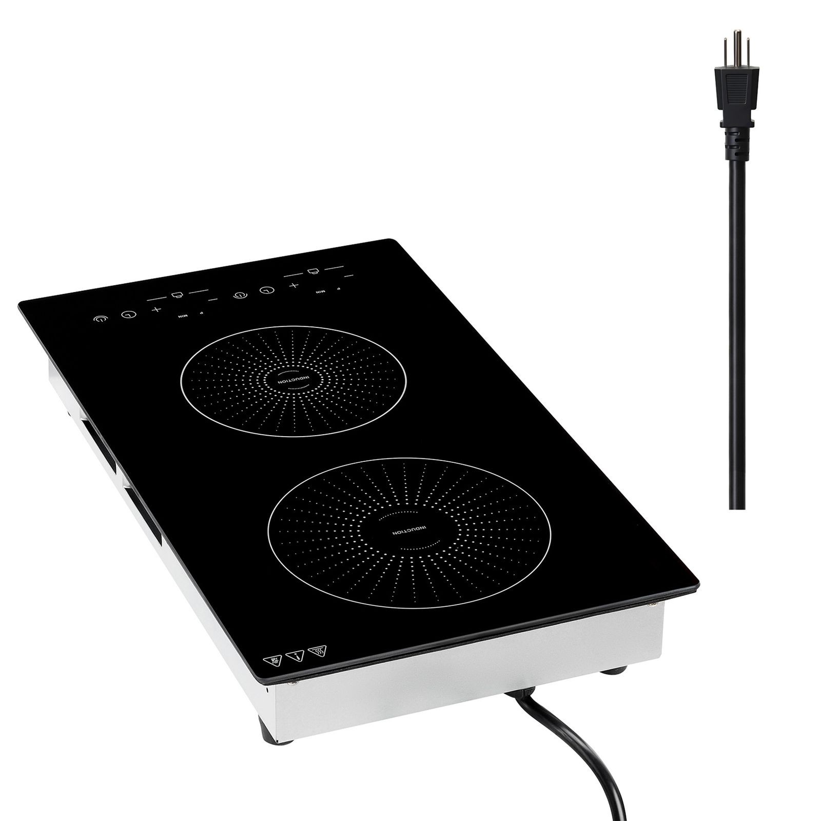 Built-in 2 Burner Induction Cooktop 1800W LED Touch