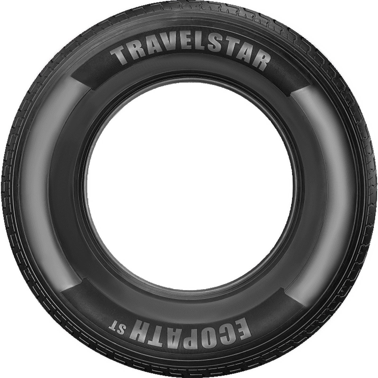 Set of 2 Travelstar Ecopath ST205/75R15 111/106M 10PR Load E Radial Trailer Tire