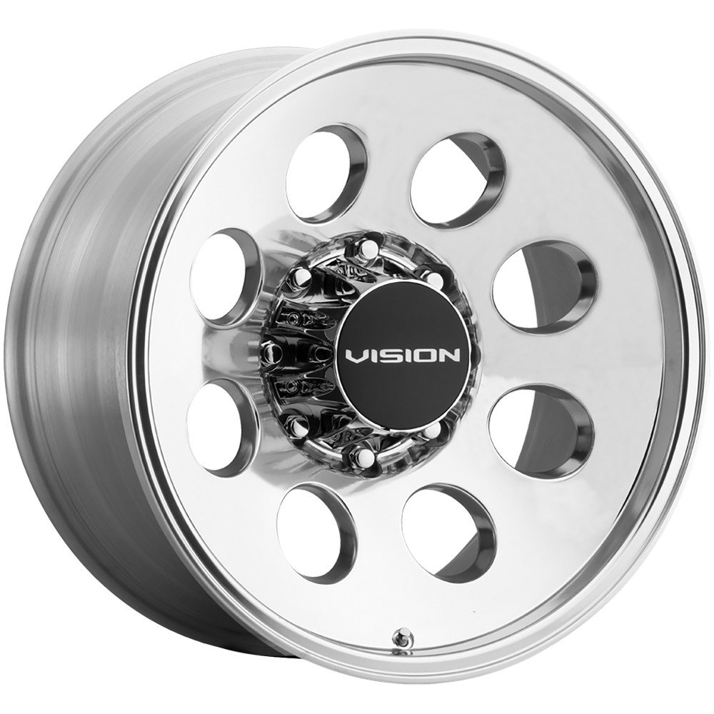 Vision 56VT Midway Trailer 17.5×6.75 8×6.5″ -16mm Polished Wheel Rim 17″ Inch