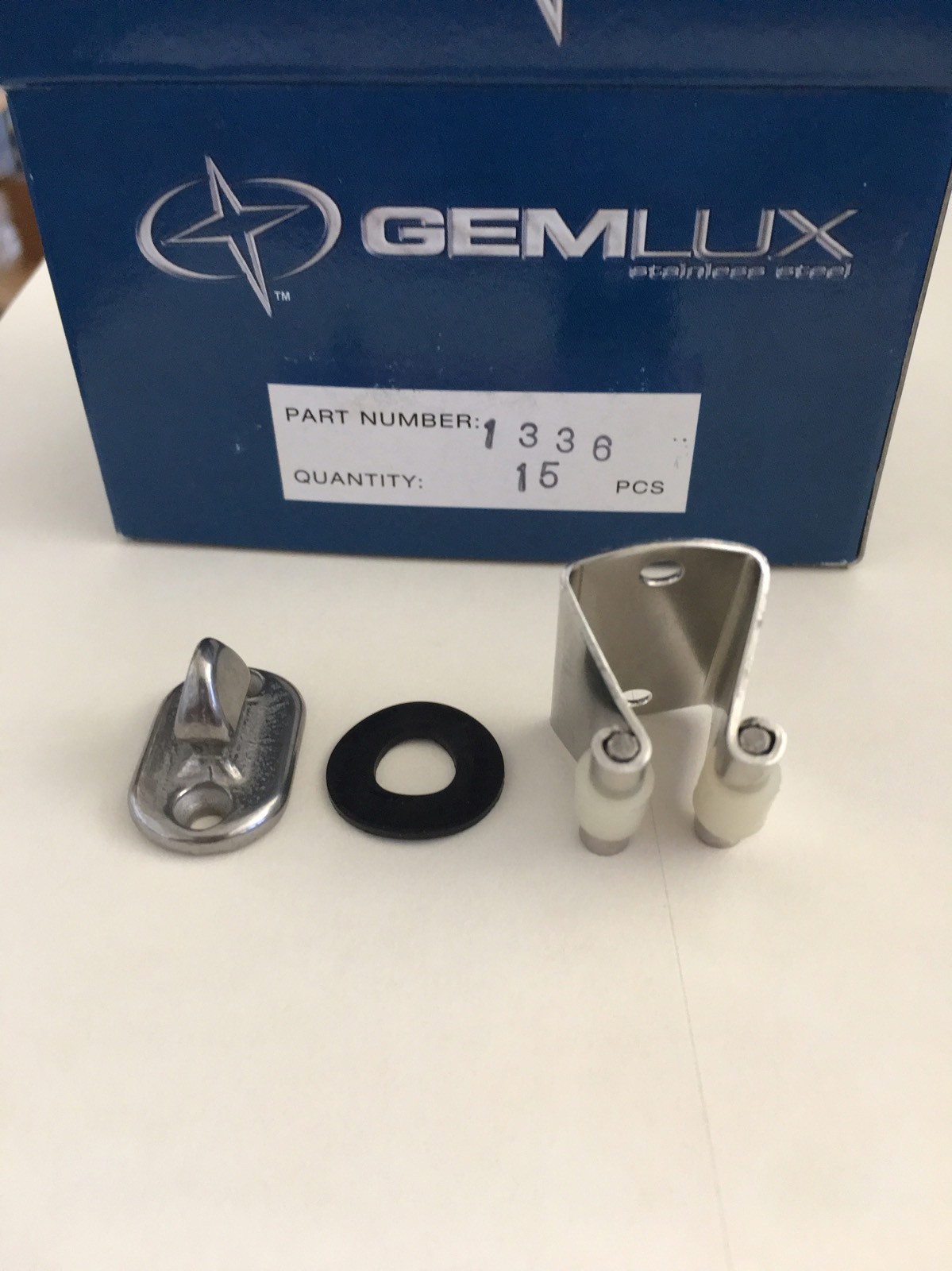 RV boat Gem GemLux Stainless Steel door holder catch 1366 1366SS 1 x 3/4″