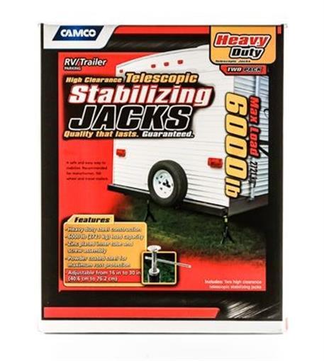 Camco Rv Telescopic Stabilizing Jacks 48860