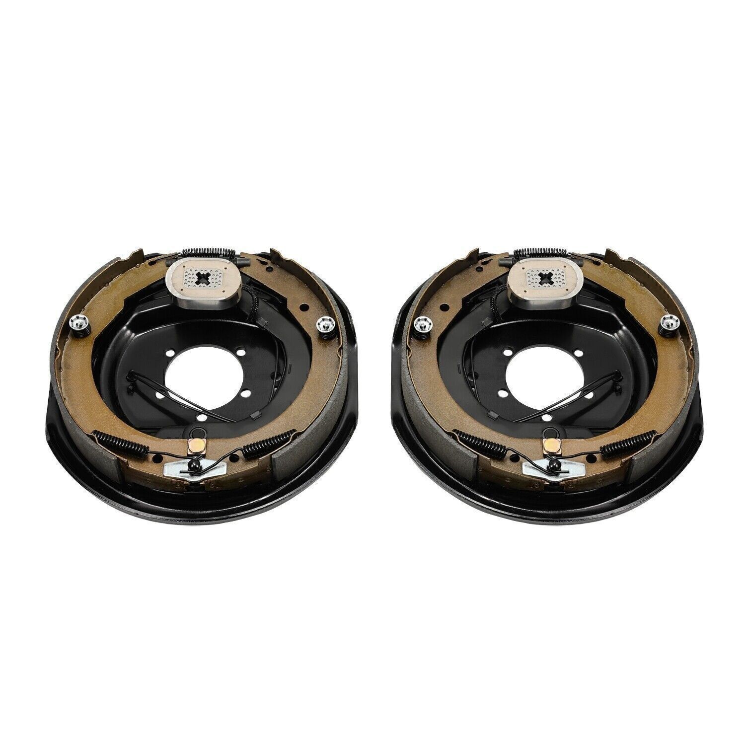 Set Of 2 12″ x 2″ Trailer Electric Brake L&R Set, 6000 to 7000 lb Capacity Qpcth