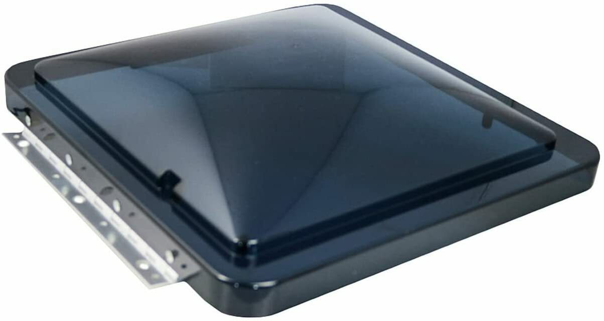 Dometic K1020-19 OEM Fan-Tastic Roof Vent Lid Dome Kit, Hinge With Rivets, Smoke