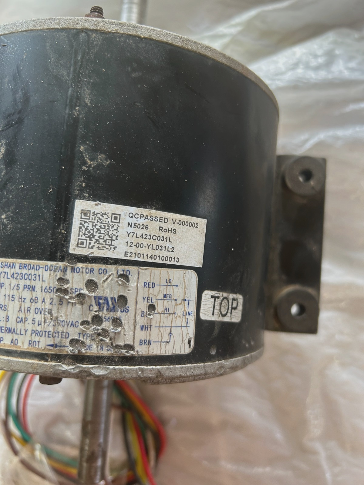 Dometic 3315332.005 Broad Ocean AC Condenser Fan Motor Brisk Air II. OEM