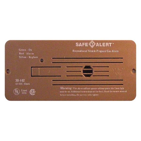 Safe-T-Alert 30-442-P-BR 30 Series Brown Flush Mount Propane/LP Gas Alarm