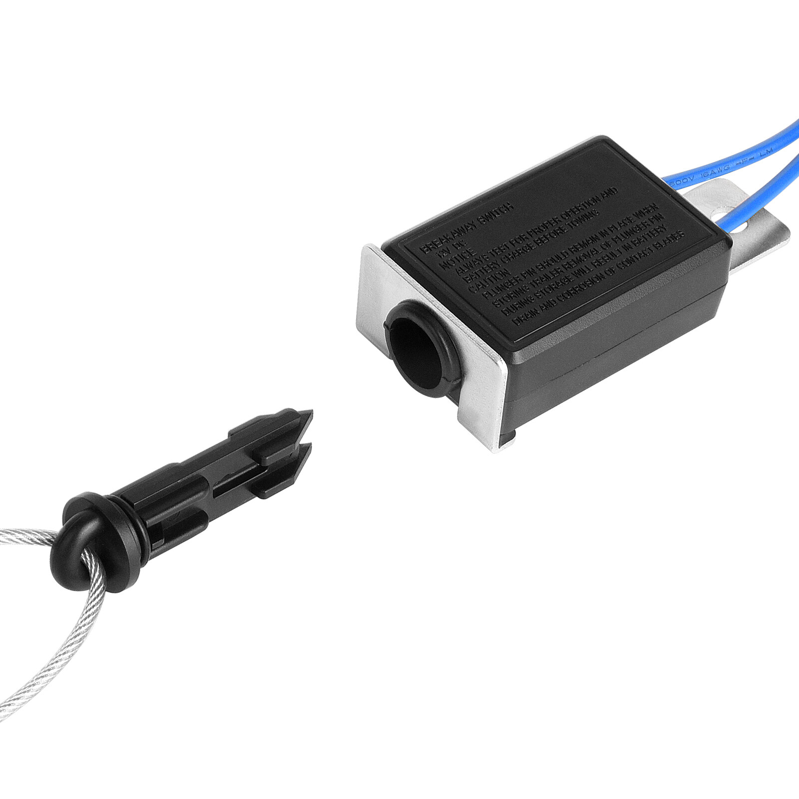 Trailer Break-Away Electric Brake System, Separation Runaway Kit w/LED Indicator