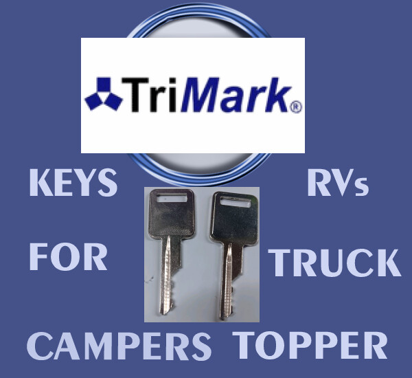 TRIMARK 2100-2240 SET OF 2 KEYS TRIMARK RV CAMPER FREE SHIPPING