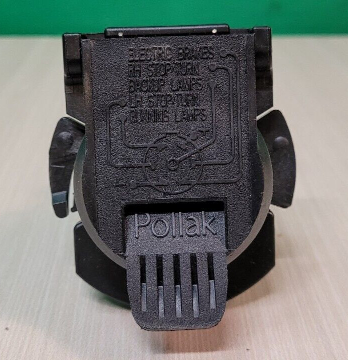 POLLAK TWIST-IN 7 POLE RV STYLE TRAILER CONNECTOR FOR CHEVY & GMC VEHICLES