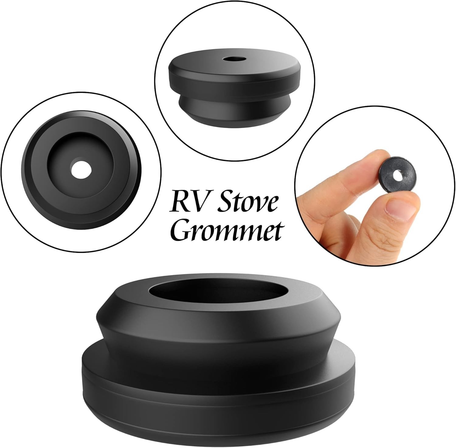 RV Stove Top Grommet For Atwood RV Camper Trailer Stovetop Grates,4pcs