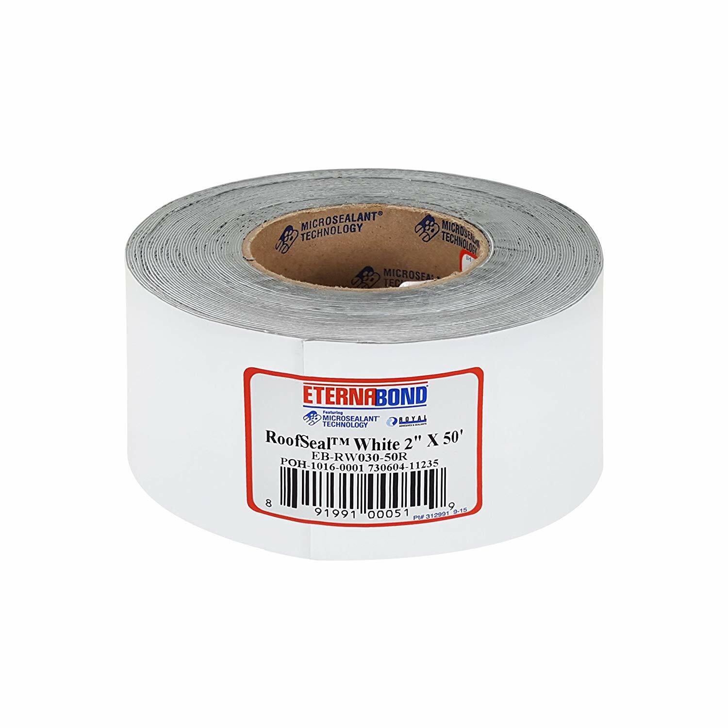 2″ x 10 ft Eternabond Roof Leak Repair Tape Patch Seal White – 10 Feet, 10 Foot