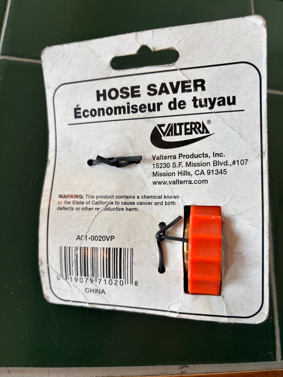 RV Motorhome Trailer Brass 90° Elbow Lead-Free Hose Saver Valterra A01-0020VP
