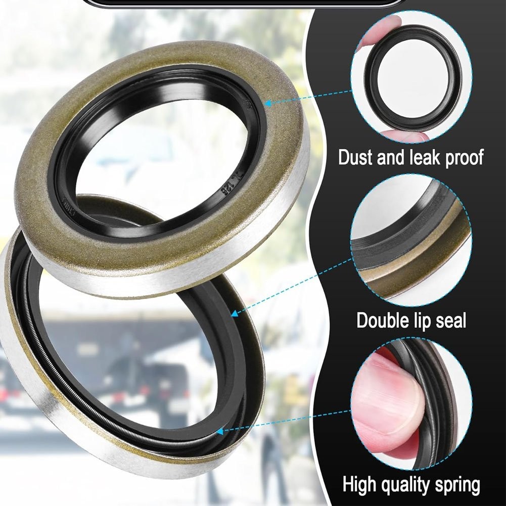 2 Set Fits For 1-1/16” Axles Trailer Wheel Hub Bearings Kit L44649 L44610 Seal