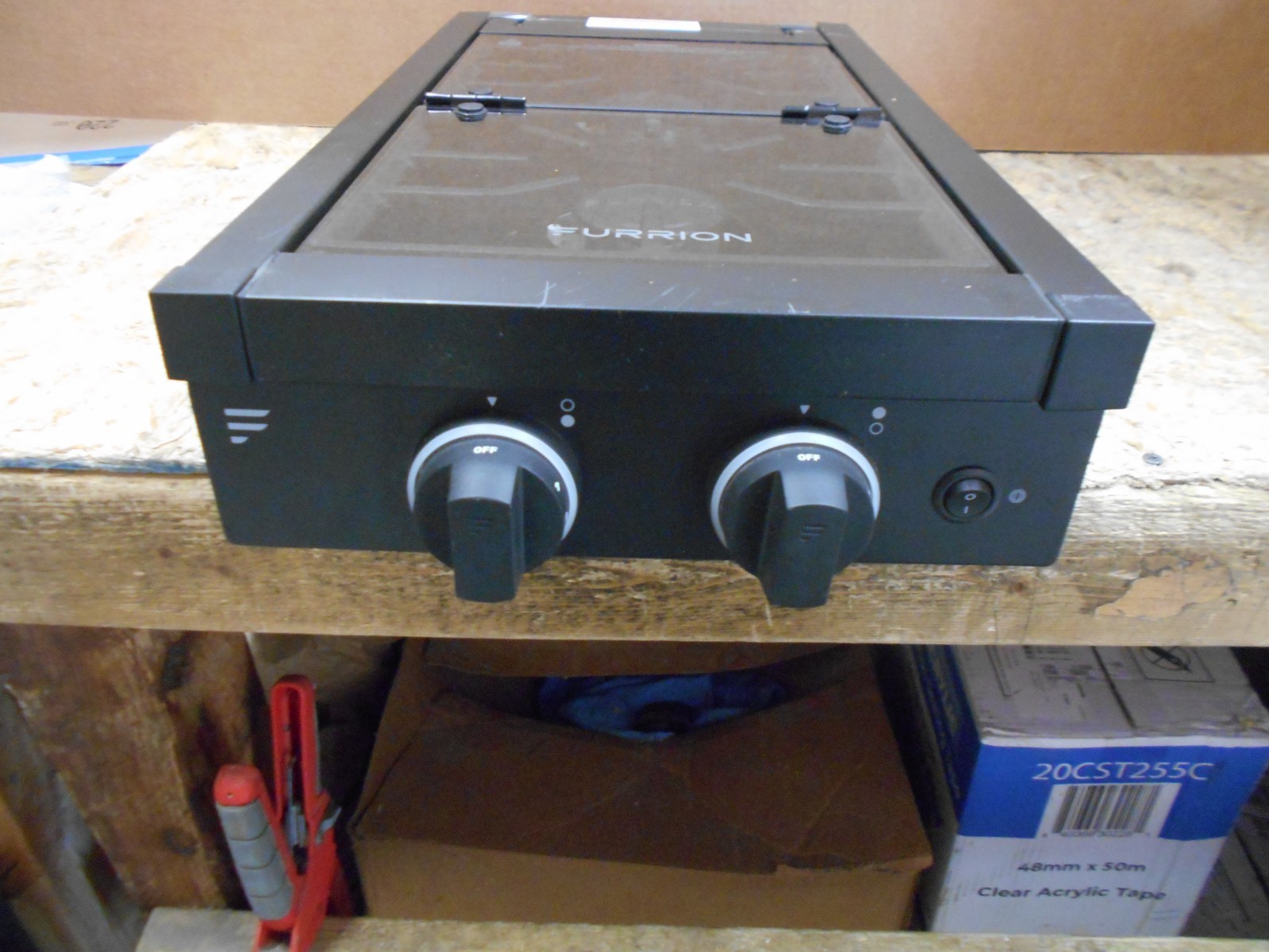 *FURRION COOKTOP 2 BURNER BLACK WITH GLASS COVER FGH12D2-BL FREE SHIP *16B*