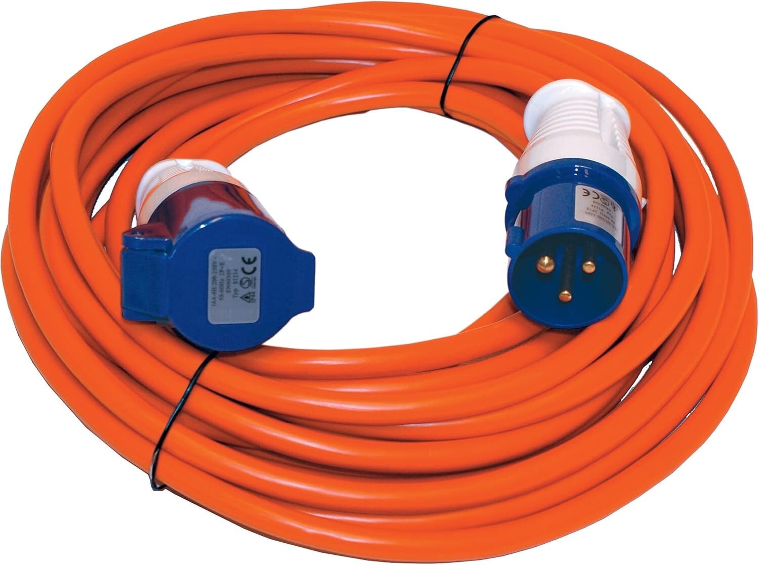 Caravan Hook-Up Cable Lead 230v 10m Touring Camping Motorhome Site Extension
