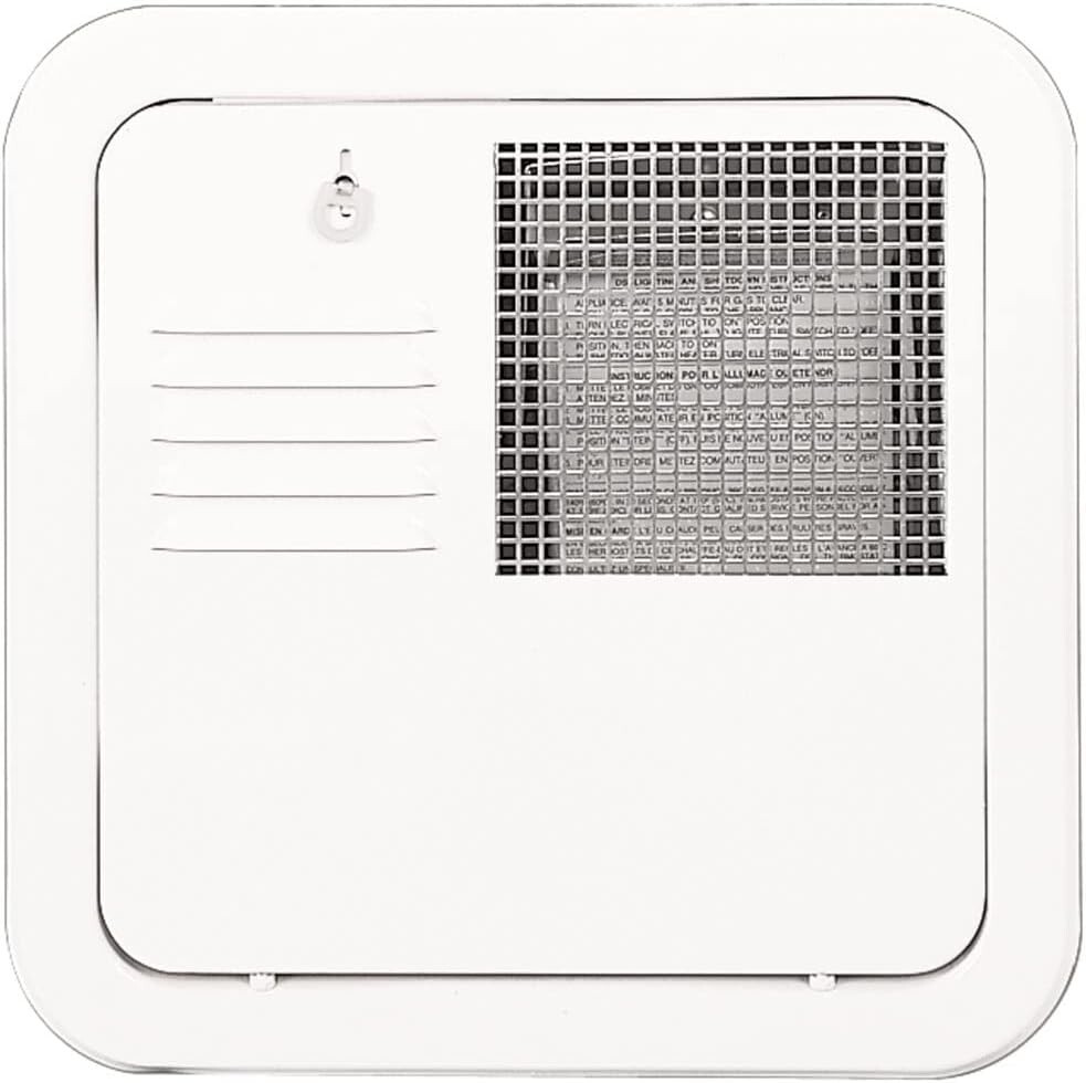 White Exterior Door For Suburban 10/12/16 Gal Water Heater Flush Mount RV Camper