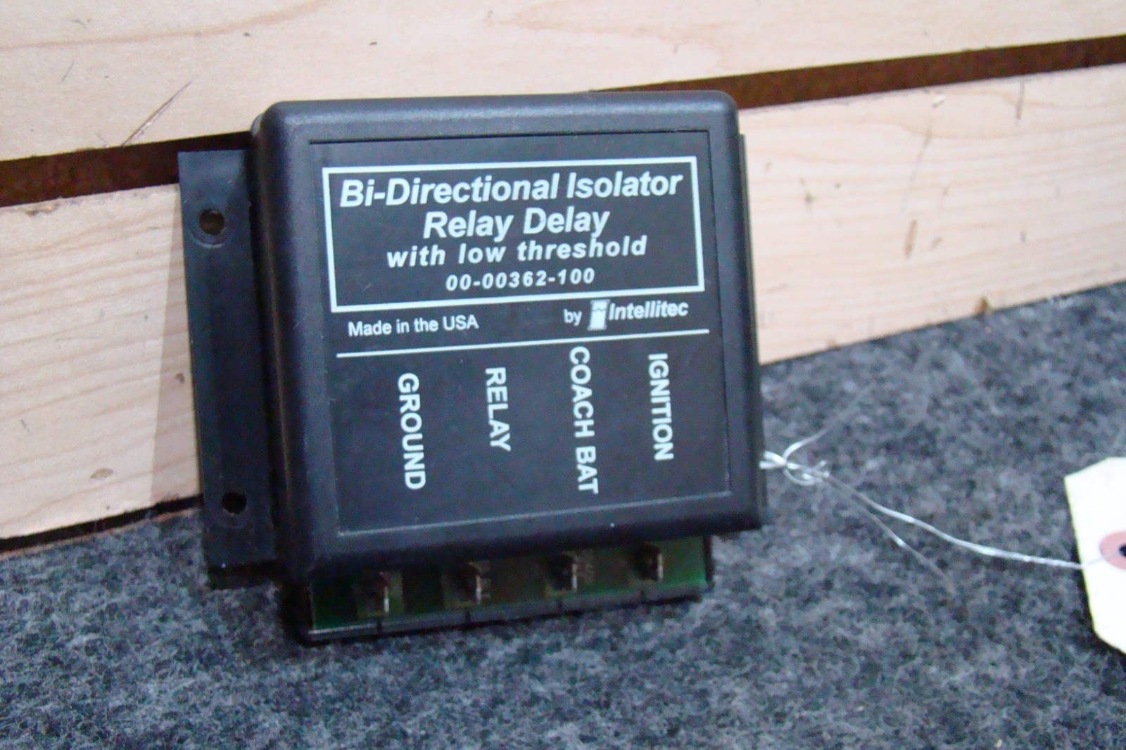 USED RV BI-DIRECTIONAL ISOL. RELAY DELAY W/LOW THRESHOLD 0/N: 00-00362-100