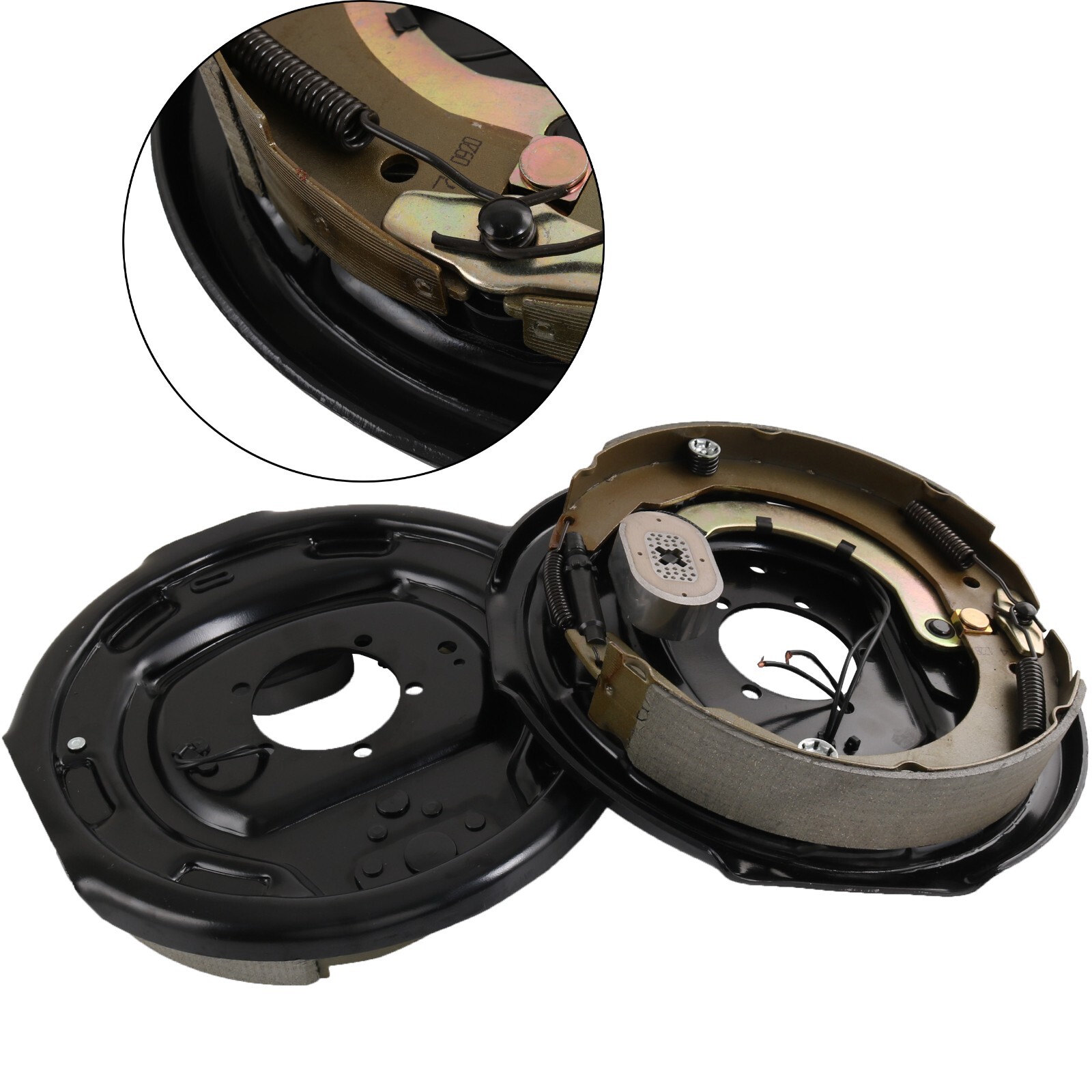 Pair Electric Trailer Brake 12″ x 2″ assembly For 7000 lbs axle 21005 – NEW