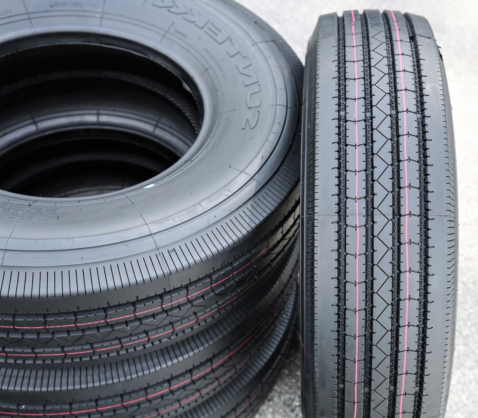 5 Tires ST 235/80R16 Suntek HD Trail + All Steel Trailer Load H 16 Ply