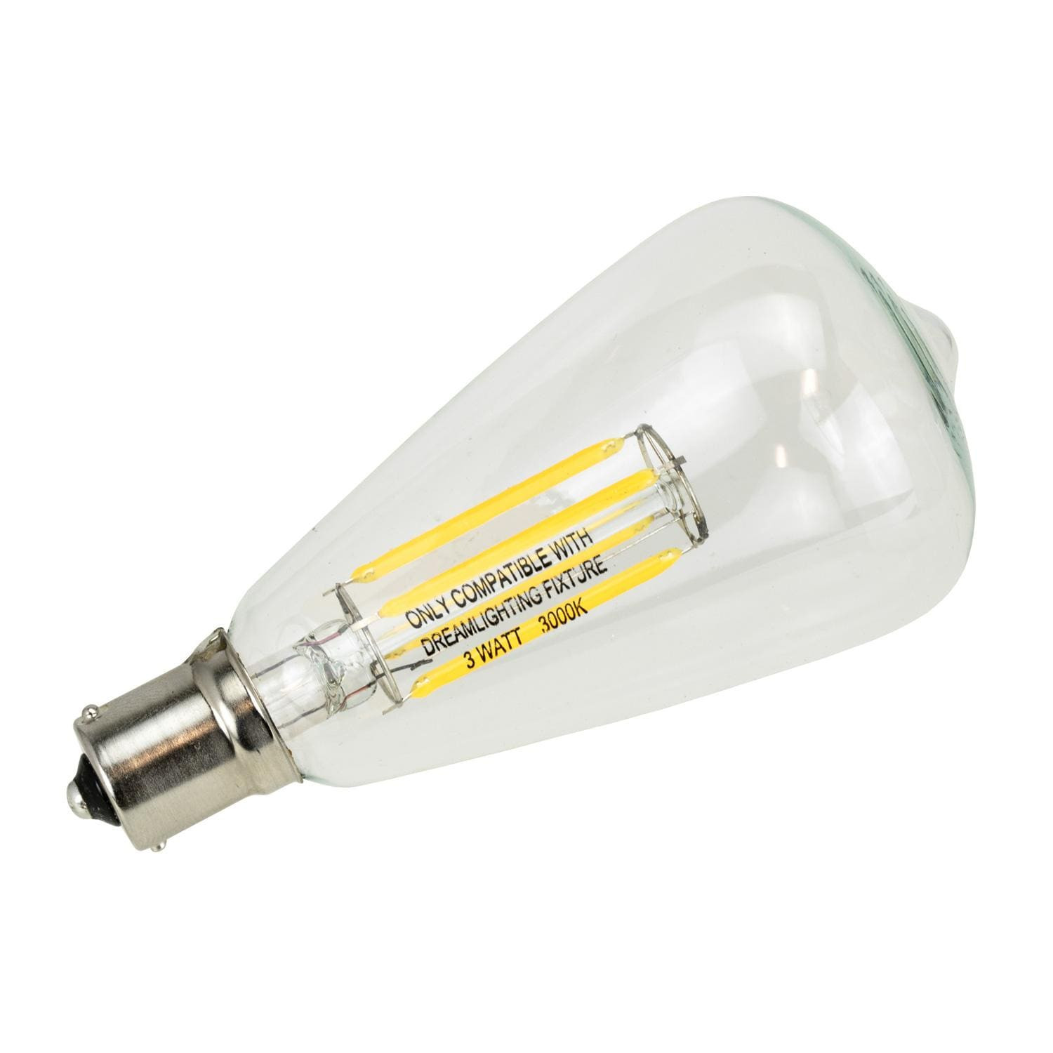 Dream Lighting LED Edison Bulb/Warm White – 3000K