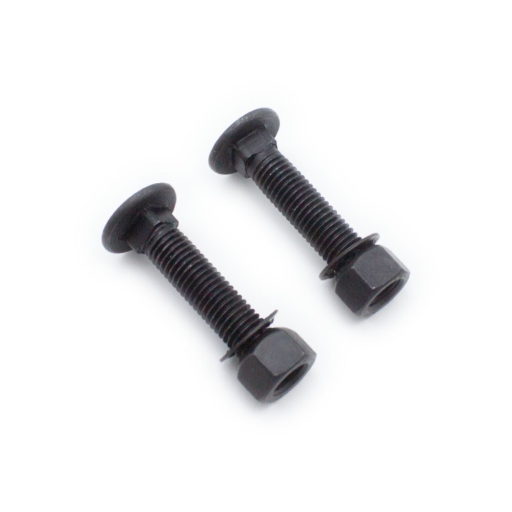 2PCS M12 Spare Tire Mounting Hardware Bolts Nuts Kit for Utility Cargo Trailers