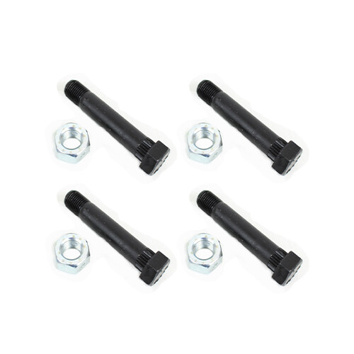 4-Pack 9/16″ X 3 1/2″ Trailer Leaf Spring Shackle Bolts w/Lock Nuts