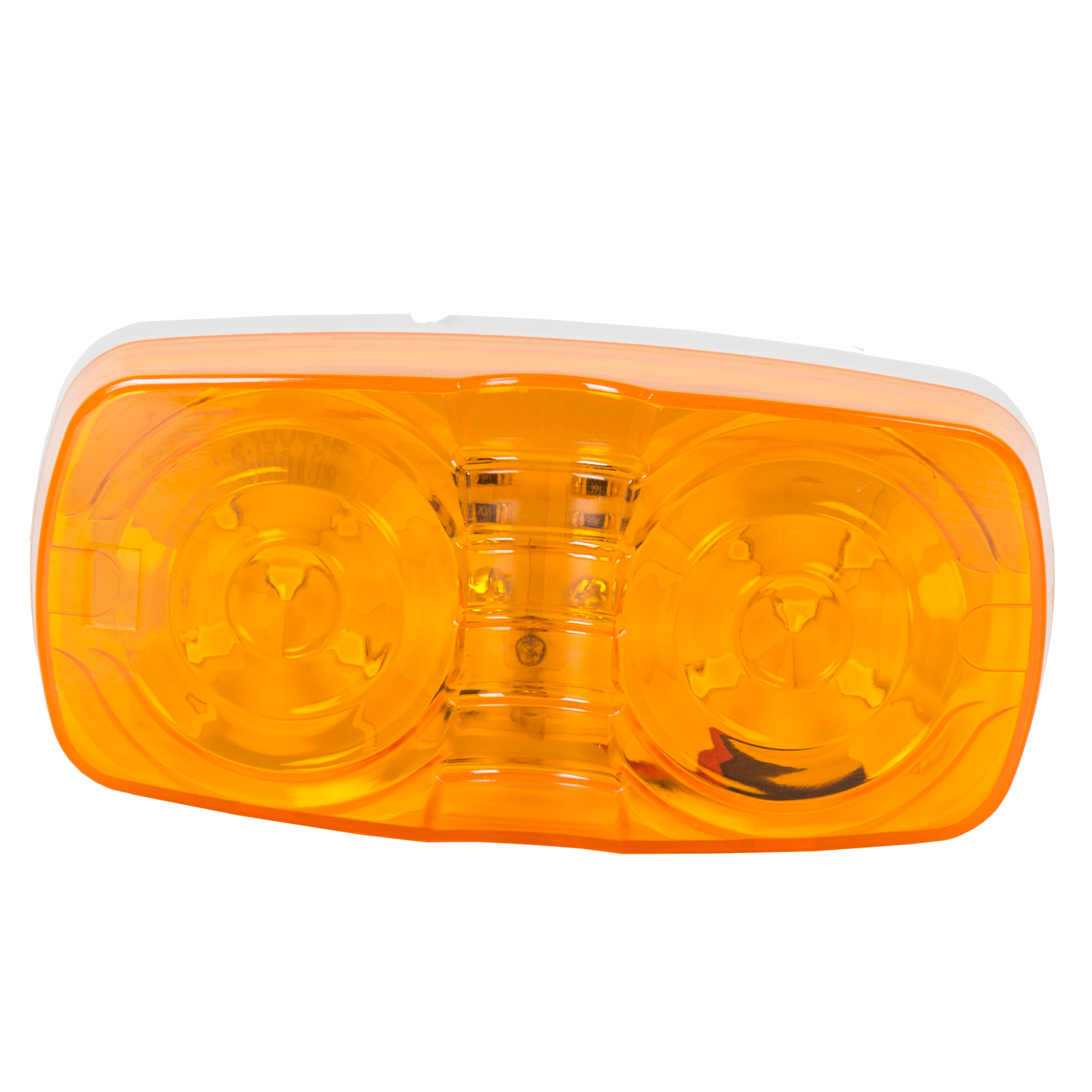 10X Trailer Amber Marker LED Light Double Bullseye 10 Diodes Clearance Light