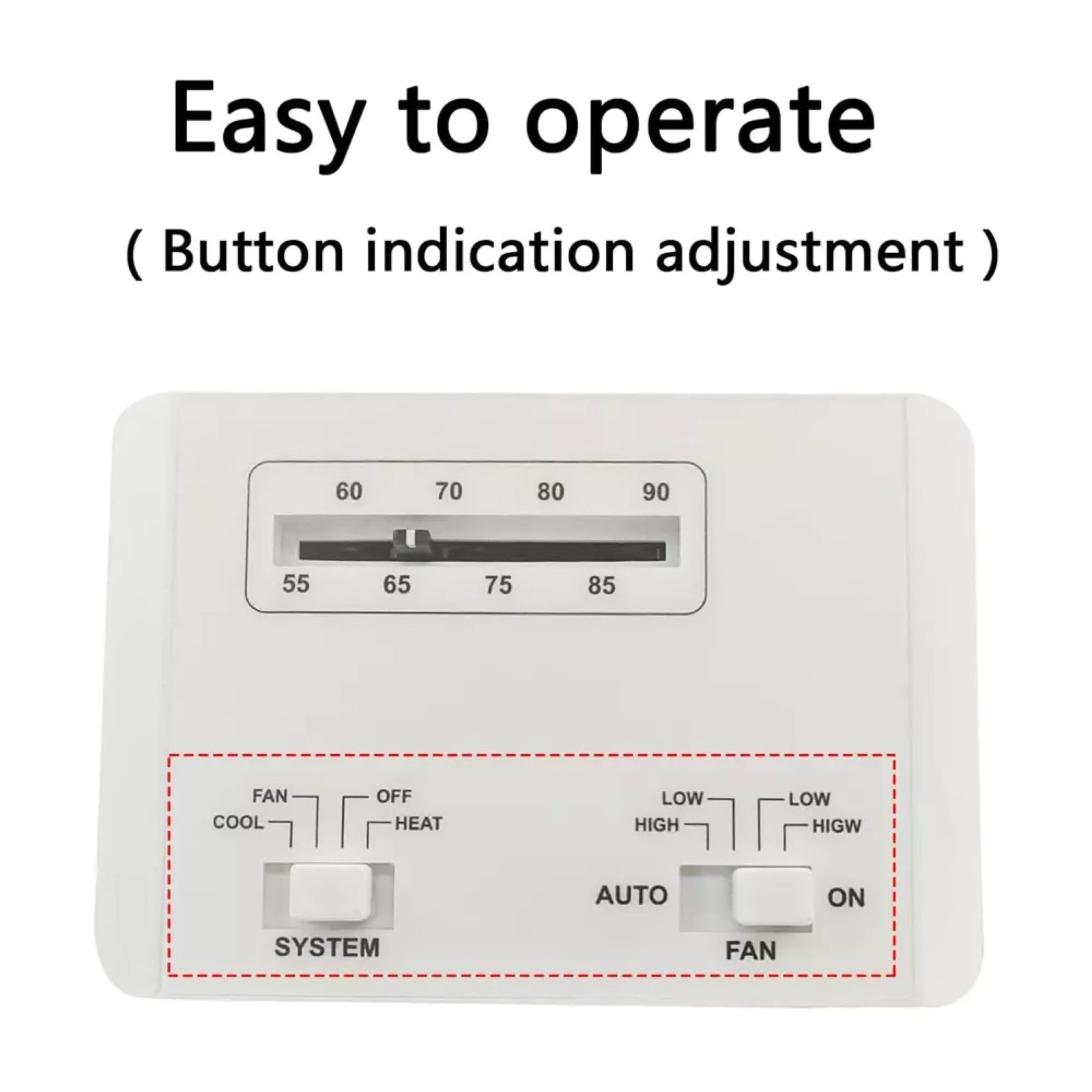 Durable Plastic Thermostat Accessories 7330G3351 For Coleman RV Air Conditioner