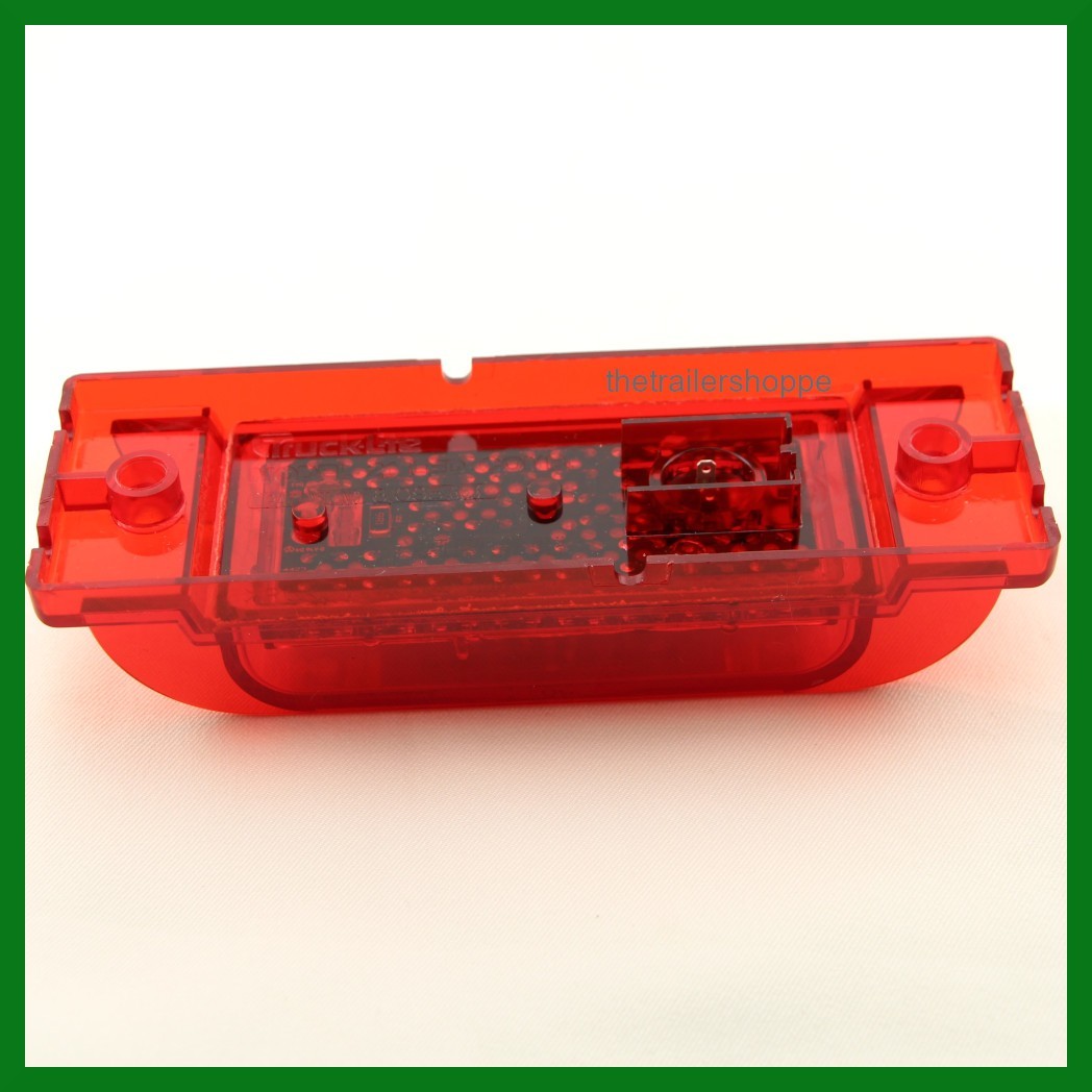 Rectangular 20 LED Red 2 X 6 Marker Light Surface Mount Truck-lite 21280R